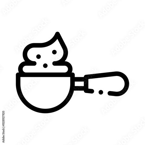 Ice Cream Scoop line icon