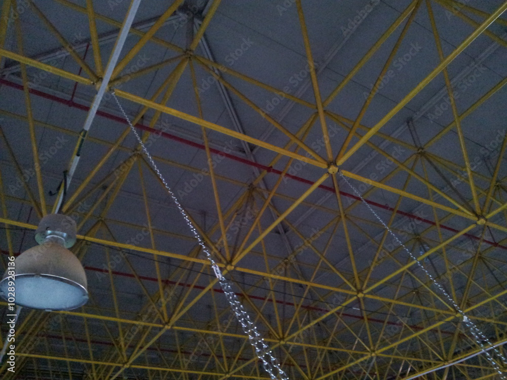 Obraz premium Inclinacion de cadena de pantalla gigante