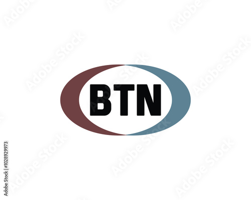 Free Download BTN logo design vector template. BTN - GFXLoad