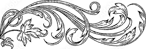 Rustic Vintage Baroque Borders
