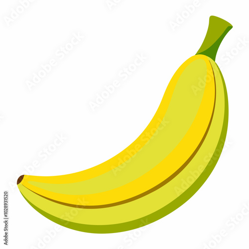 Banana vector illustration on a white background
