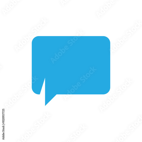 Chat icon logo design template isolated illustration