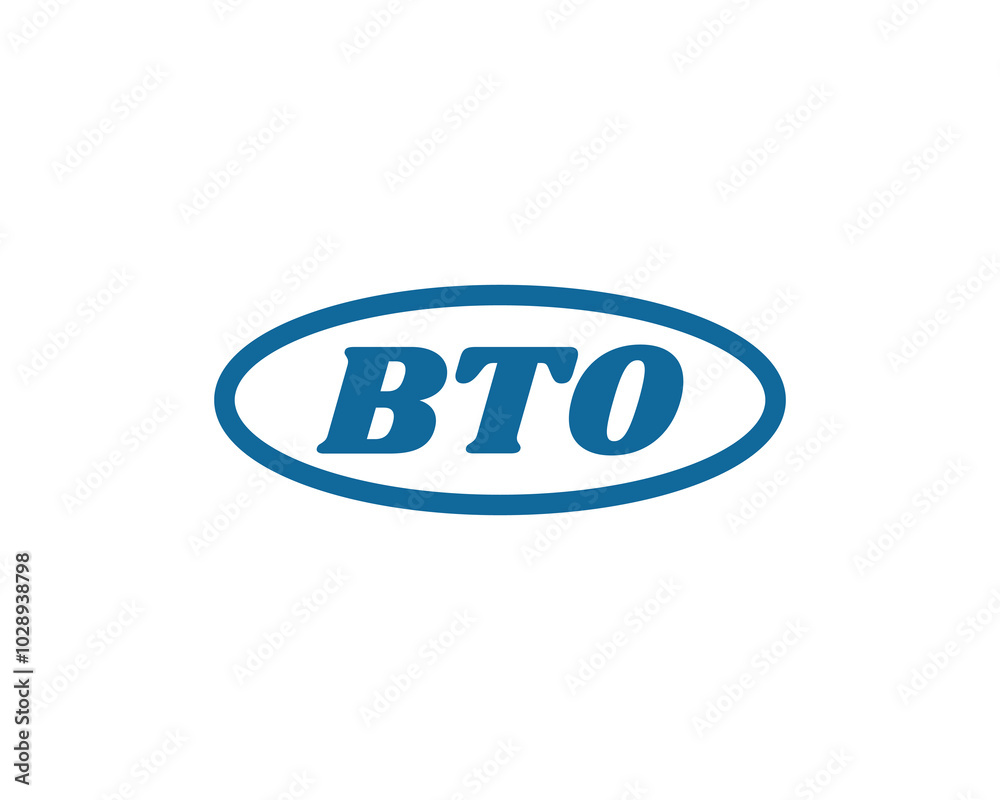 BTO logo design vector template. BTO