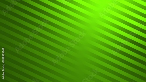 Green looping wave animation background with diagonal gradient lines. 4k green seamless motion wallpaper