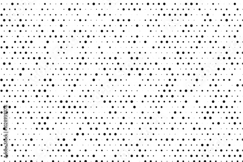 Symmetrical grid with random sized dots background
