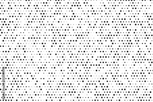 Symmetrical grid with random sized dots background