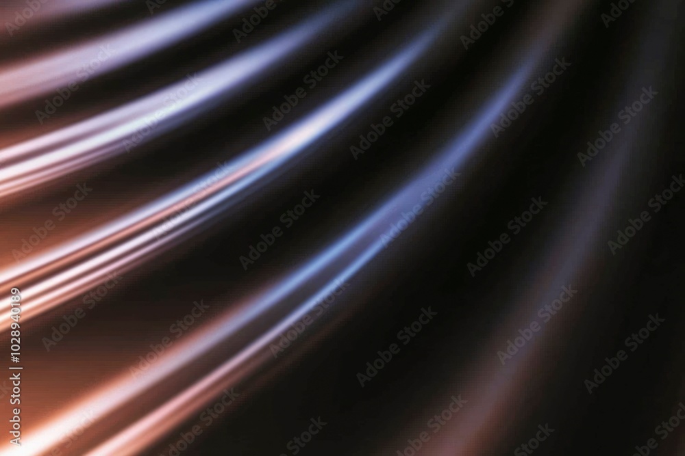 Fototapeta premium Abstract Curved Lines with Light and Shadow