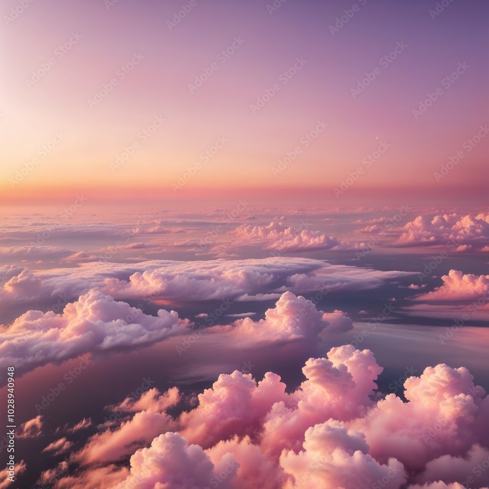 incredibly beautiful sunset cloud landscape
