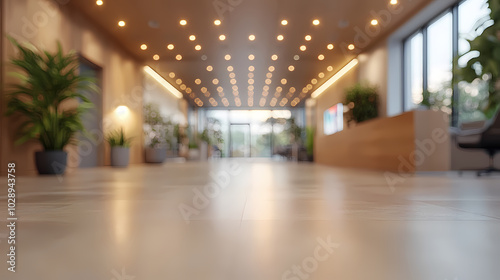 Wallpaper Mural Modern bright office interior with furniture and daylight.Blurred background of a modern office space. Blurred office backdrop. Torontodigital.ca