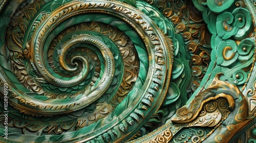 Mesmerizing Swirls of Traditional Thai Patterns