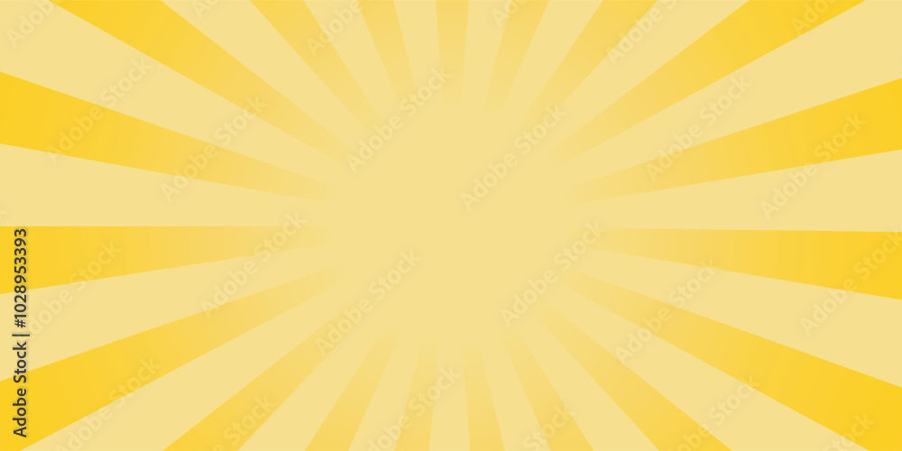 Yellow abstract background with light of sunburst. yellow starburst with halftone. sun ray retro background with flash Yellow abstract background with light of sunburst. yellow starburst with halftone. sun ray retro background with flash