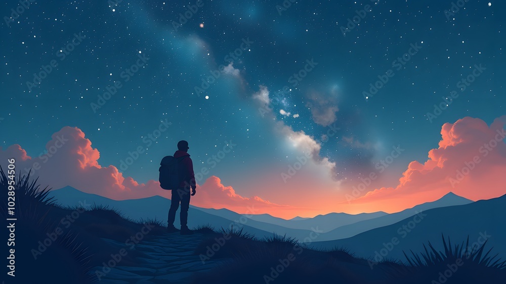 Stargazer Under the Milky Way Stargazer Under the Milky Way