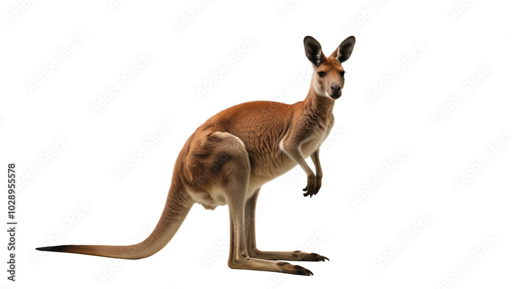 Kangaroo isolated on white background Kangaroo isolated on white background