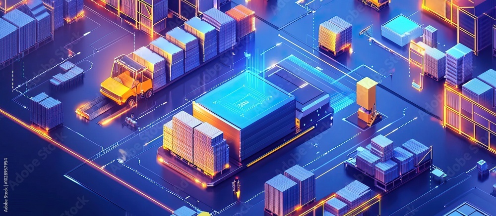 Automated Warehouse with Smart Logistics Network Automated Warehouse with Smart Logistics Network