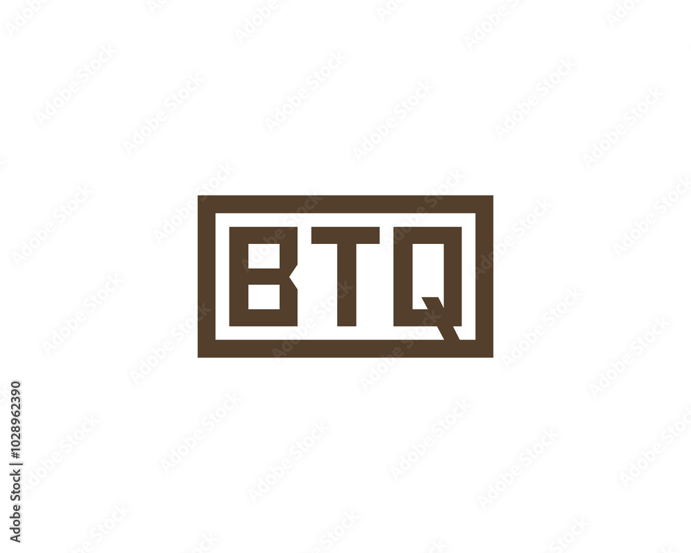 BTQ logo design vector template. BTQ BTQ logo design vector template. BTQ