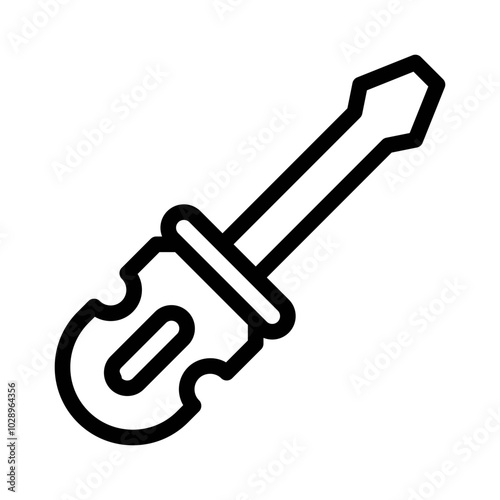 Screwdriver line icon