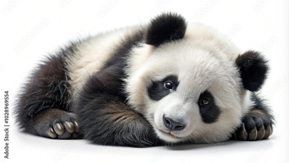 Fototapeta premium close up of a panda