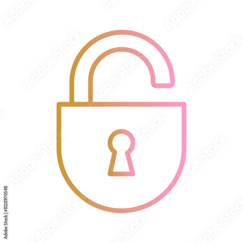 Open Lock Vector Icon