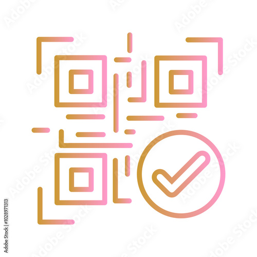 Barcode Verification Vector Icon