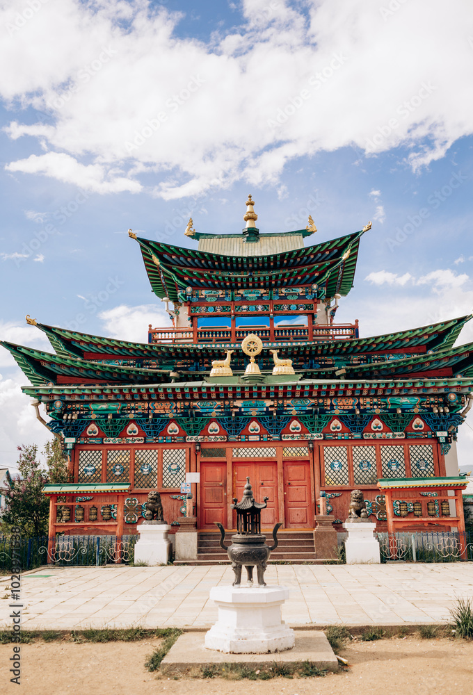 Fototapeta premium Ivolginsky datsan in Ulan-Ude. Russia