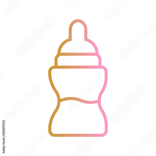 Bottle Feeding Vector Icon