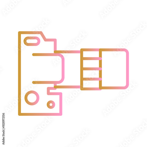 DSLR Essentials Vector Icon