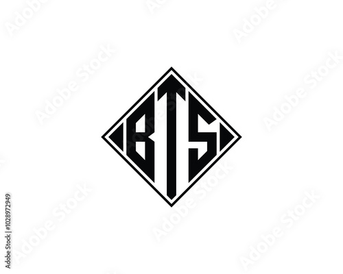 Free Download BTS logo design vector template. BTS - GFXLoad