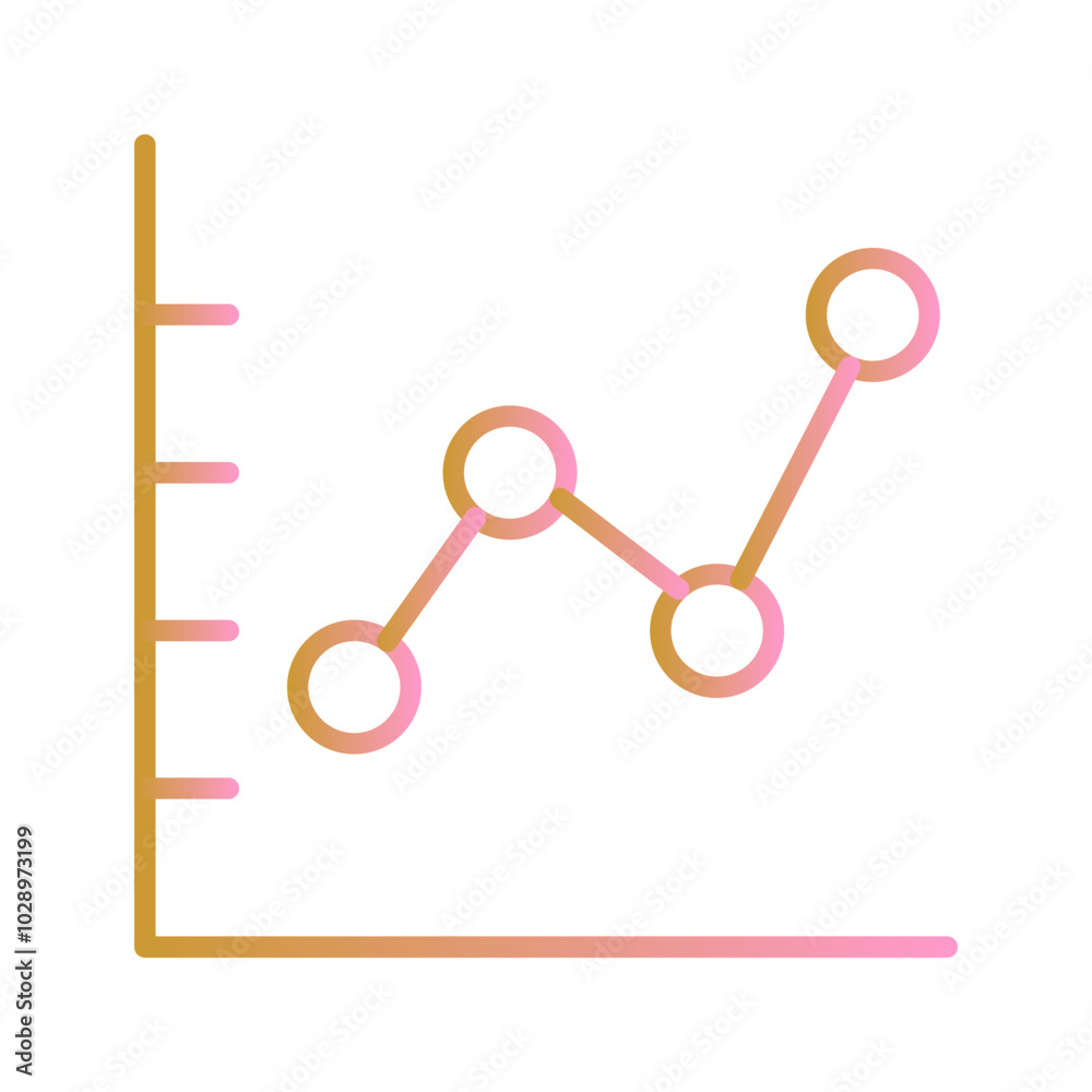 Business Graph Vector Icon Business Graph Vector Icon