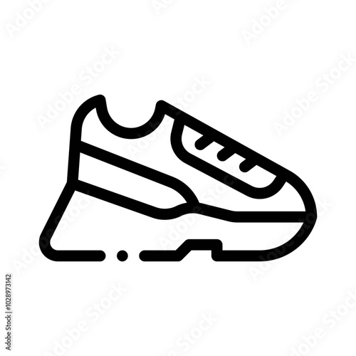 Sneakers line icon