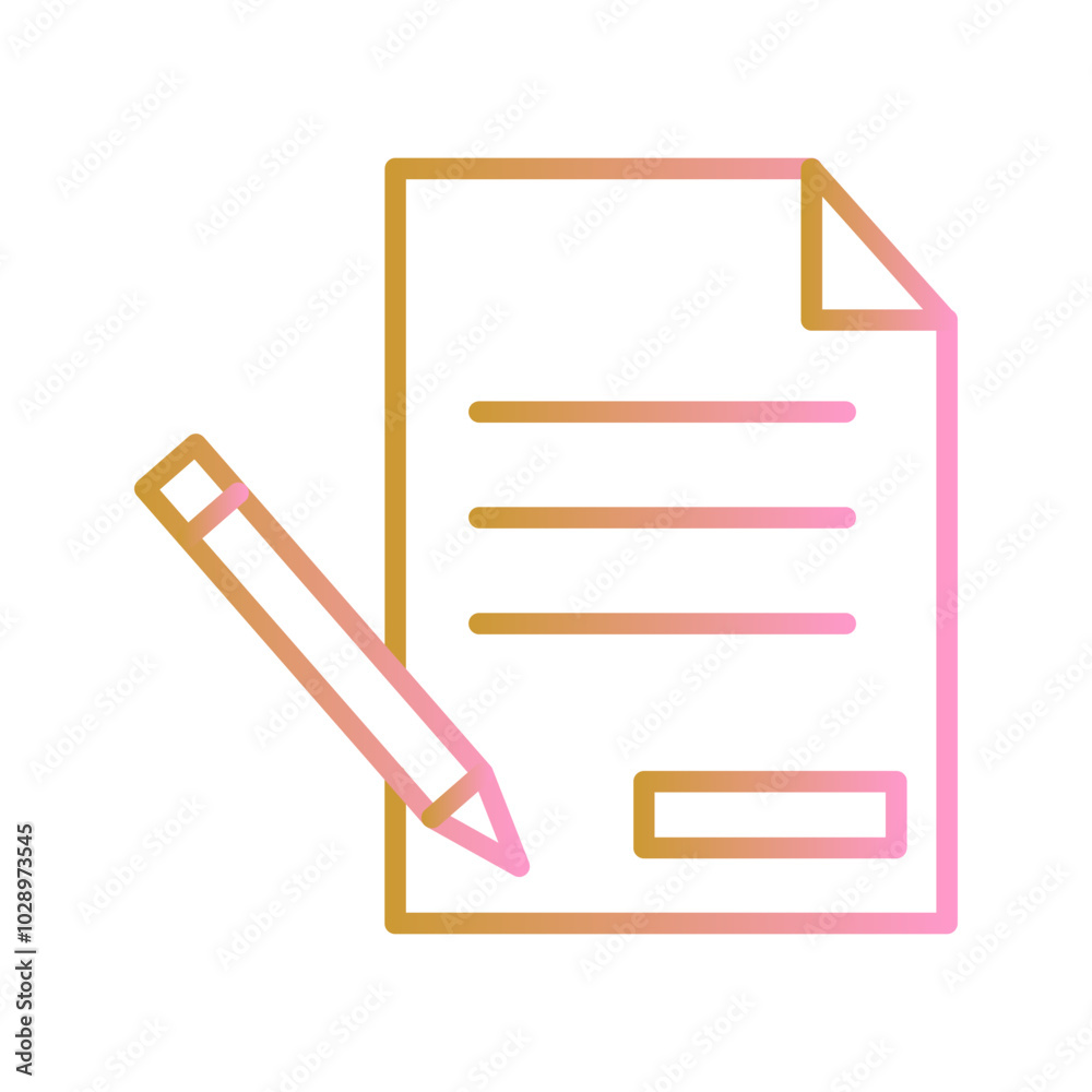 Document Vector Icon Document Vector Icon