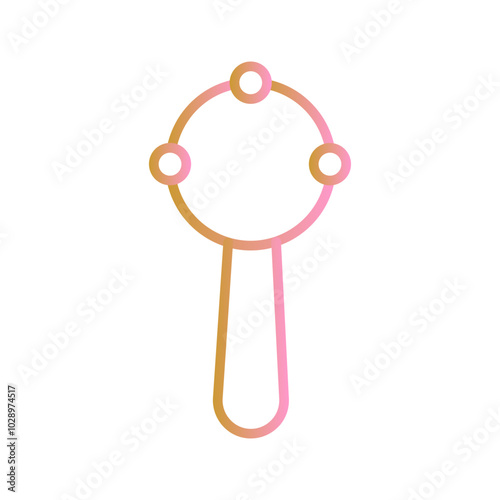 Rattles & Toys Vector Icon
