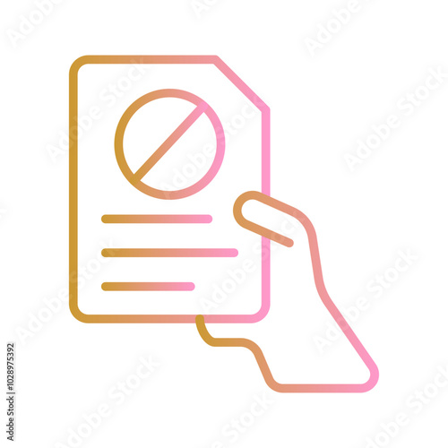 Resignation Vector Icon