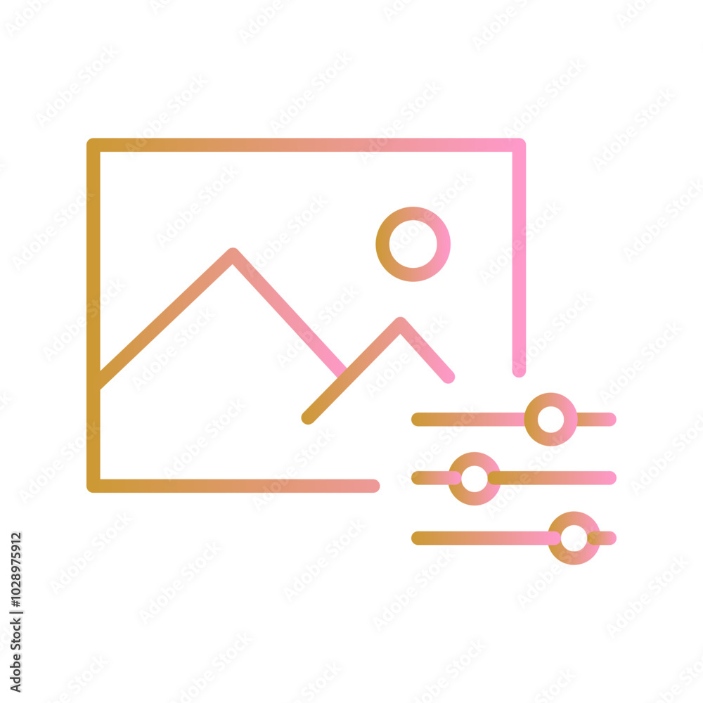 Photo Editing Tools Vector Icon Photo Editing Tools Vector Icon