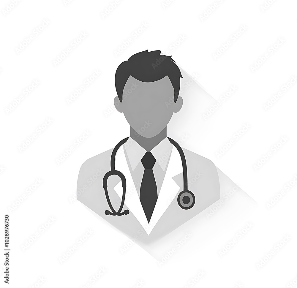 Fototapeta premium Doctor vector icon