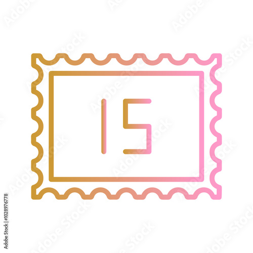 Postage Due Vector Icon