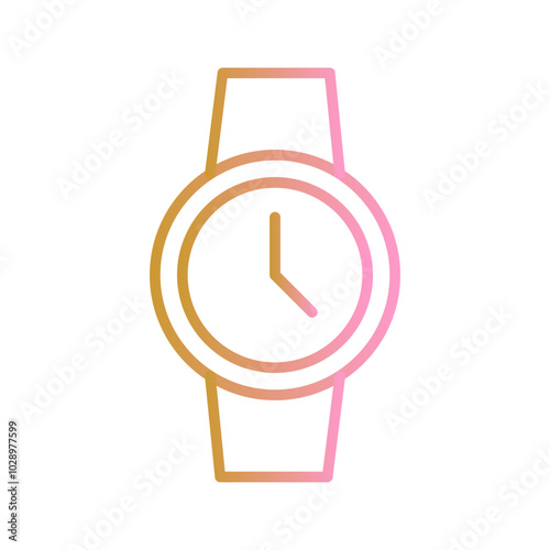 Wristwatch Vector Icon