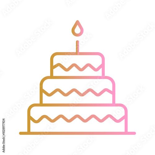 Cake Vector Icon