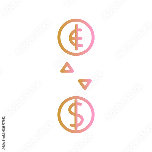 Currency Exchange Vector Icon