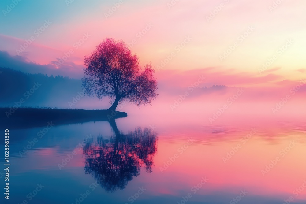 Twilight Photography Capturing Diffraction Effects with Vibrant Colors, Silhouettes, and Dreamy Sky Gradients in Ethereal Atmosphere Twilight Photography Capturing Diffraction Effects with Vibrant Colors, Silhouettes, and Dreamy Sky Gradients in Ethereal Atmosphere