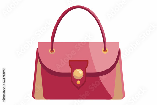 French woman bag icon