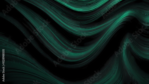 green black abstract wave texture background