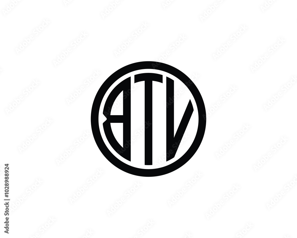 BTV logo design vector template. BTV BTV logo design vector template. BTV
