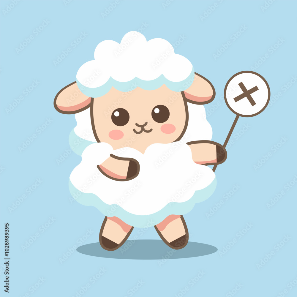 hand drawn flat cute sheep character cartoon set for elements, clipart hand drawn flat cute sheep character cartoon set for elements, clipart