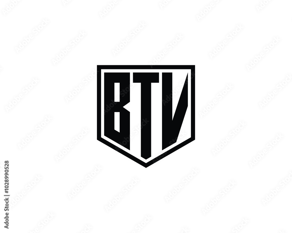 BTV logo design vector template. BTV BTV logo design vector template. BTV