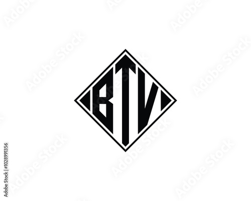 Free Download BTV logo design vector template. BTV - GFXLoad