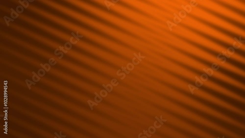 Orange looping wave animation background with diagonal gradient lines. 4k orange seamless motion wallpaper.
