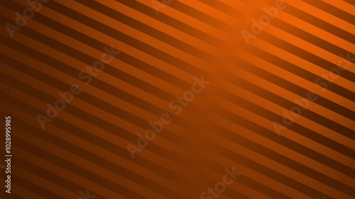 Orange looping wave animation background with diagonal gradient lines. 4k orange seamless motion wallpaper.