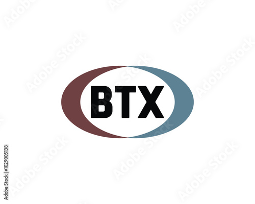 BTX logo design vector template. BTX