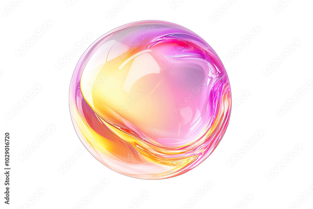 A vibrant, colorful bubble with swirling hues of pink, orange, and yellow, perfect for creative and artistic backgrounds. A vibrant, colorful bubble with swirling hues of pink, orange, and yellow, perfect for creative and artistic backgrounds.