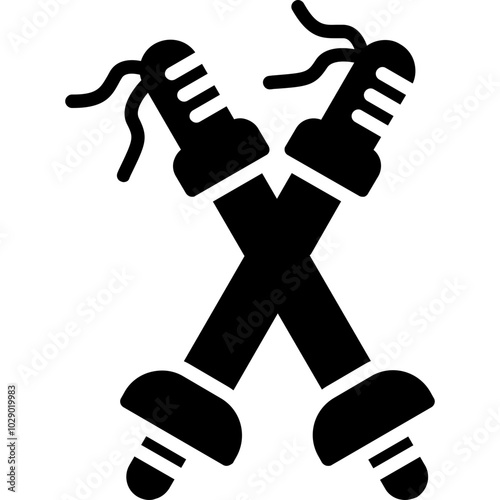 Trekking Poles Icon